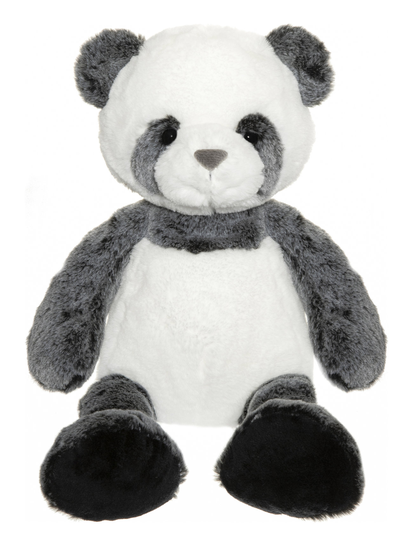 Teddy Wild Panda Two-T Toys Soft Toys Teddy Bears Harmaa Teddykompaniet