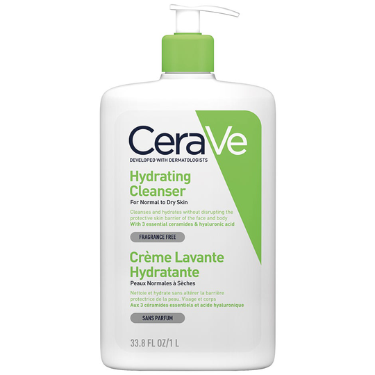 Hydrating cleanser, 1000 ml CeraVe Suihku- ja kylpytuotteet