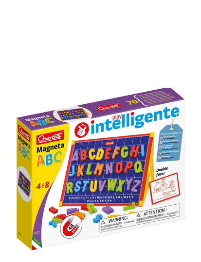 Magnettavla Med Stora Bokstäv Toys Baby Toys Educational Toys Activity Toys Monivärinen/Kuvioitu Quercetti