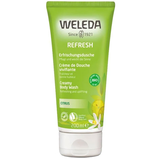 Weleda Citrus Creamy Body Wash, 200 ml Weleda Suihku- ja kylpytuotteet