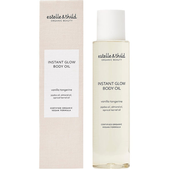 Vanilla Tangerine Instant Glow Body Oil, 100 ml estelle & thild Vartaloöljy
