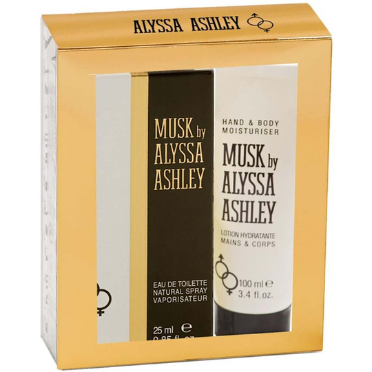 Musk Giftset, 125 ml Alyssa Ashley Naisten hajuvesisetit