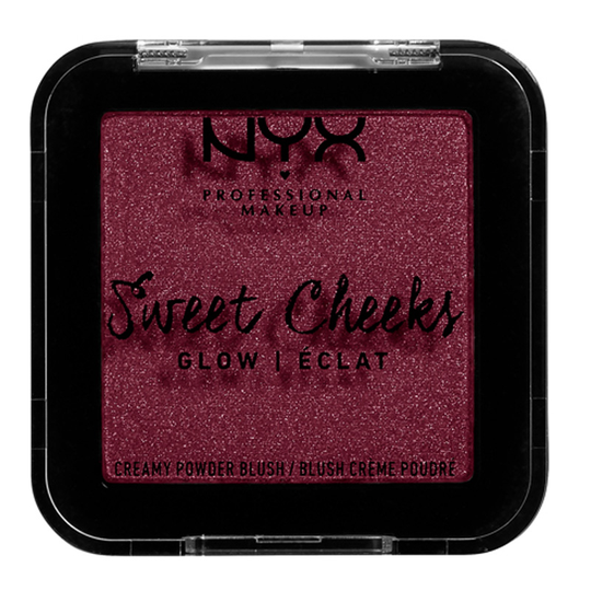NYX Professional Makeup Sweet Cheeks Creamy Powder Blush Glowy Red Riot