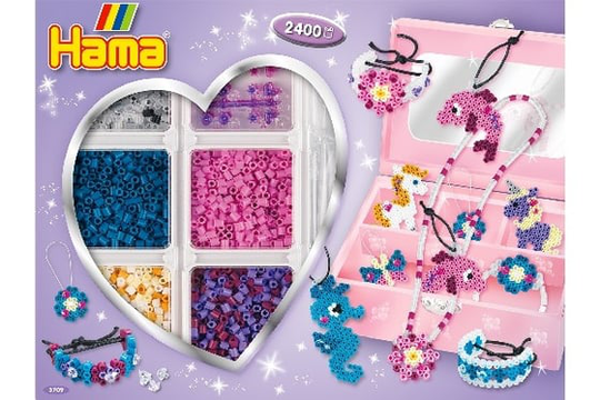 Hama midi activity box open purple