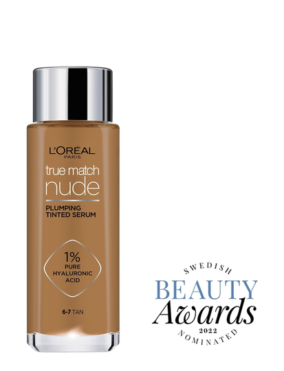 True Match Nude Plumping Tinted Serum Tan 6-7 30 Ml Meikkivoide Meikki L'Oréal Paris