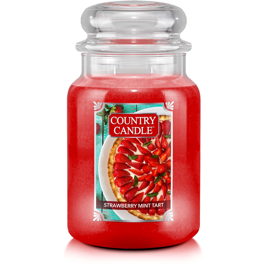 Country Candle Large Jar Strawberry Mint Tart 652 g