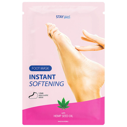 Instant Softening Foot Mask Hemp Seed, Stay Well Jalkaviila & Tarvikkeet