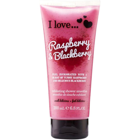 I Love... Raspberry & Blackberry Exfoliating Shower Smoothie, 200 ml I love… Vartalokuorinnat