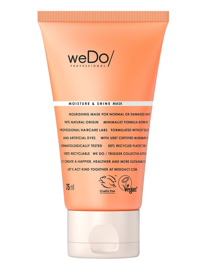Wedo Professional Moisture & Shine Hair Mask 75Ml Hiusnaamio Nude WeDo Professional