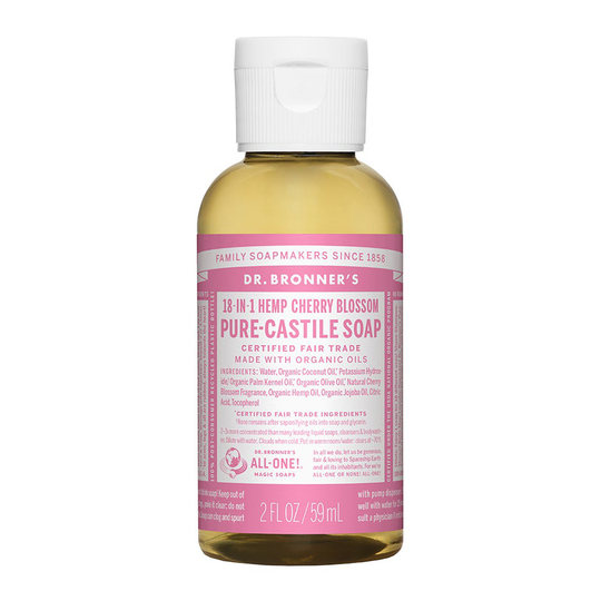 Pure Castile Liquid Soap, 60 ml Dr. Bronner's Suihku- ja kylpytuotteet