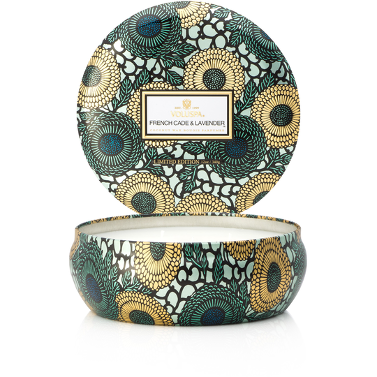 Voluspa Japonica French Cade & Lavender 3-wick Candle Decorative