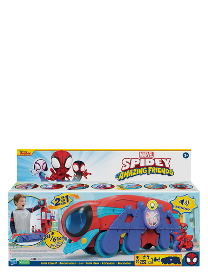 Spidey And His Amazing Friends Spider Crawl-R Toys Baby Toys Building Blocks Activity Toys Monivärinen/Kuvioitu Hasbro