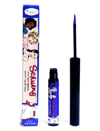 Schwing! Blue Liquid Eyeliner Eyeliner Rajauskynä Meikki Sininen The Balm