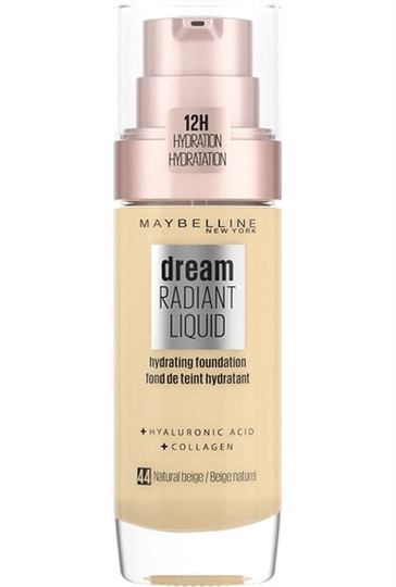 Maybelline Foundation Dream Radiant Liquid Foundation 44 Natural Beige 44 30ml