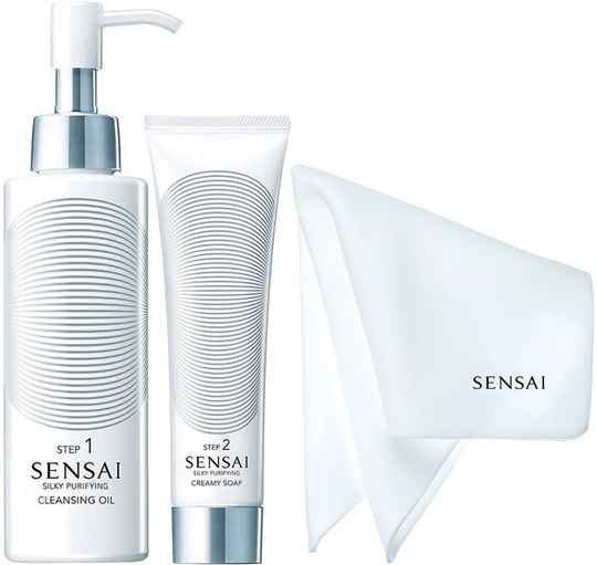 Silky Purifying Cleansing Routine, Sensai Ihonhoitopakkaukset
