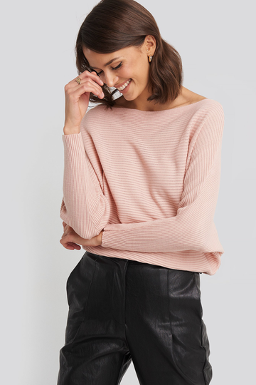Trendyol Bat Sleeve Sweater - Pink
