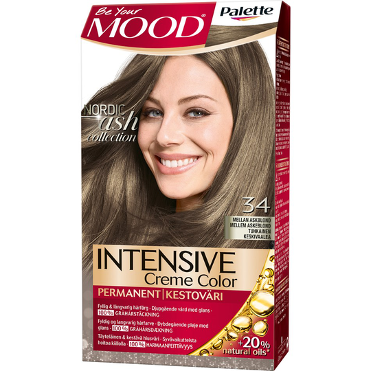Schwarzkopf MOOD Intensive Creme Color 34 Mellan Askblond