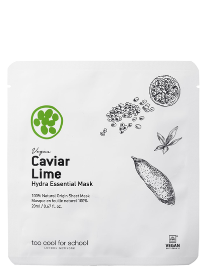 Tcfs Caviar Lime Hydra Essential Mask Beauty WOMEN Skin Care Face Face Masks Sheet Mask Nude Too Cool For School