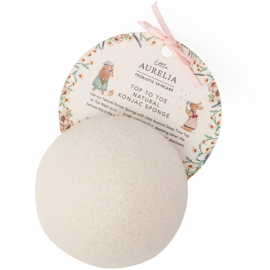 Aurelia Top to Toe Natural Konjac Sponge