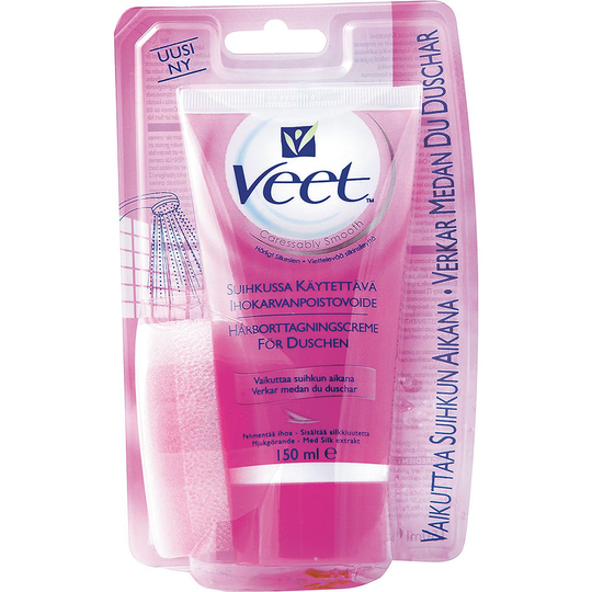 In Shower Hair Removal Cream For Normal Skin, 150 ml Veet Karvanpoisto