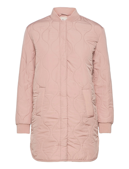 Recycled Jacket Ls Tikkitakki Vaaleanpunainen Rosemunde