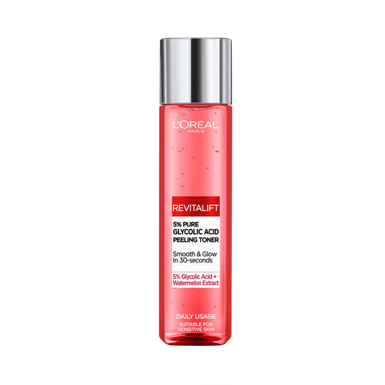Loreal Paris Revitalift Peeling Toner 5% Pure Glycolic Acid 180