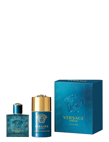 Eros Pour Homme Gift Set Edt 50Ml + Deo Stick 75Ml Hajuvesi Eau De Parfum Nude Versace Fragrance
