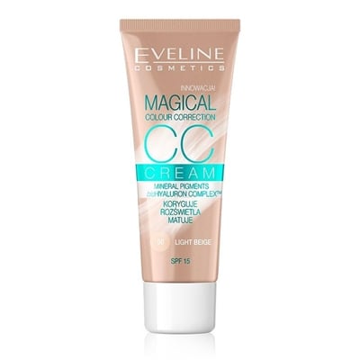 Eveline CC Cream Magical Colour Correction Light Beige 30ml