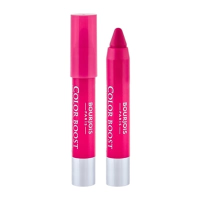 Bourjois Color Boost Glossy Finish huulipuna vedenkestävä SPF15 2.75g Fuchsia Libre (nr.02)