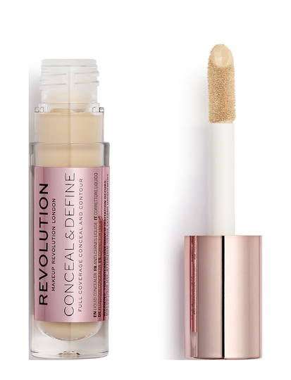 Revolution Conceal & Define Concealer C6 Peitevoide Meikki Makeup Revolution