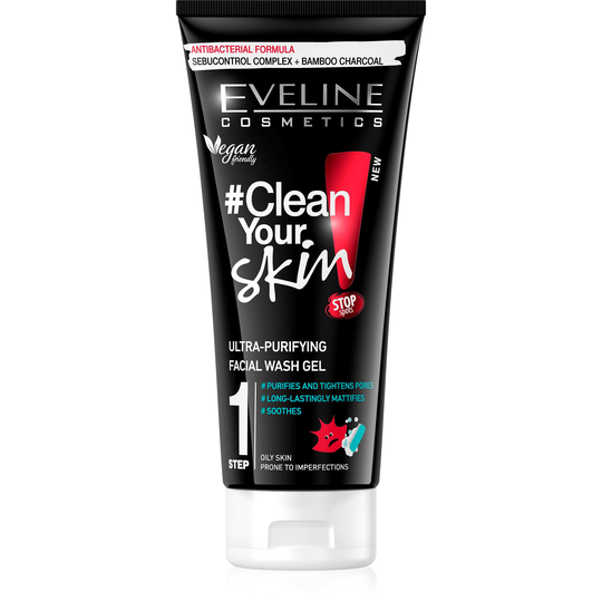 Eveline Cosmetics Clean Your Skin Ultra-Puryfing Facial Wash Gel