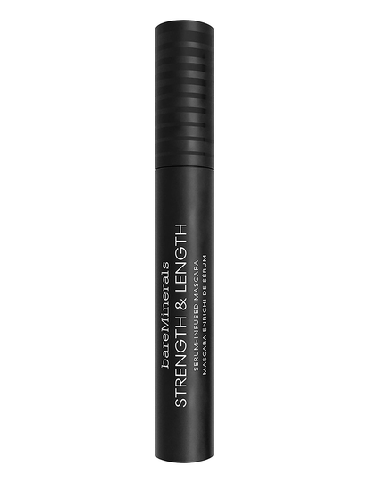 Strength & Length Serum Infused Mascara Ripsiväri Maskara Meikki Musta BareMinerals