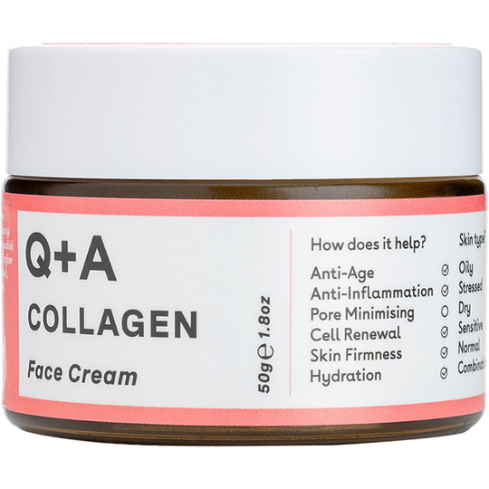 Collagen Face Cream, 50 g Q+A Päivävoiteet