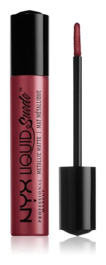 NYX Liquid Suede Metallic Matte Cream Lipstick Modern Maven 4ml