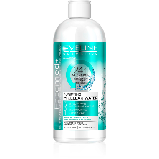 Eveline Cosmetics Facemed+ Purifying Micellar Water 400 ml