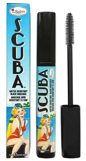 The Balm Scuba vedenkestävä musta ripsiväri 9,8ml