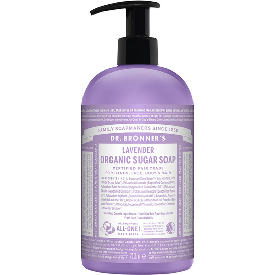 Organic Hand & Body Shikakai Soap Lavender, 710 ml Dr. Bronner's Suihku- ja kylpytuotteet