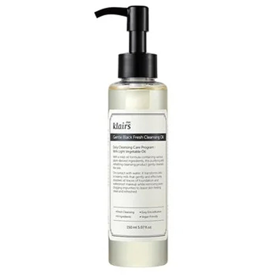 Klairs Gentle Black Cleansing Oil, 150 ml Klairs Ihonpuhdistus