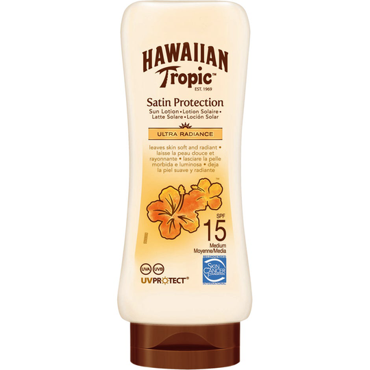 Hawaiian Tropic Satin Protection Lotion SPF 15, 180 ml Hawaiian Tropic Aurinkosuoja vartalo