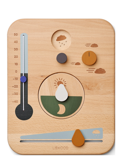 Piet Weather Station Toys Baby Toys Educational Toys Activity Toys Monivärinen/Kuvioitu Liewood