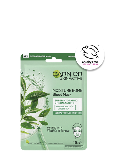 Moisture Bomb Super-Hydrating Re Balancing Sheet Mask Beauty WOMEN Skin Care Face Face Masks Sheet Mask Nude Garnier