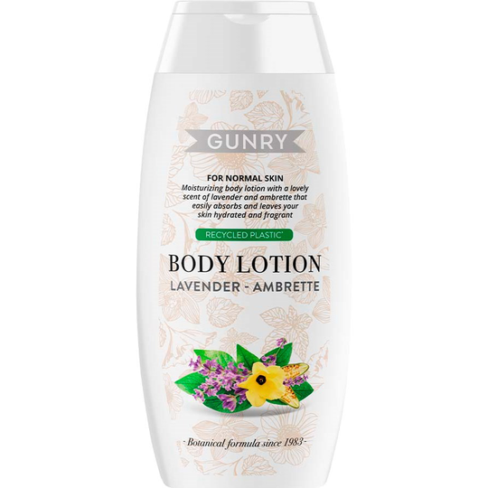 Gunry Fusion Body Lotion Lavender Ambrette 300 ml