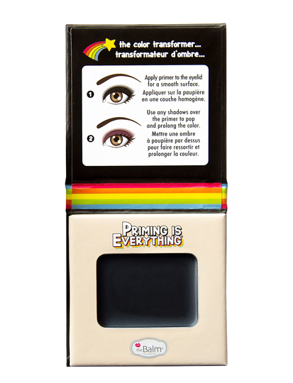 Priming Is Everything® Eyeshadow Primer Silmämeikin Pohjustusvoide Meikki Musta The Balm