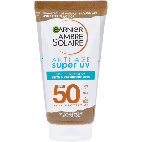 Garnier Ambre Solaire Anti-Age Super UV Protection Cream with Hya