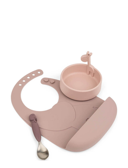 Peekaboo First Meal Set Deer Friends Home Meal Time Dinner Sets Vaaleanpunainen D By Deer