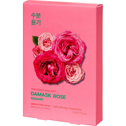 Pure Essence Mask Sheet Pack Damask Rose, Holika Holika Kasvonaamiot