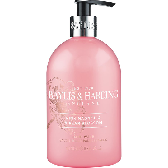 Signature Pink Magnolia & Pear Bloss Hand Wash, 500 ml Baylis & Harding Käsisaippua