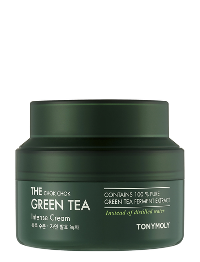 Tonymoly The Chok Chok Green Tea Intense Cream 60Ml Kosteusvoide Kasvovoide Ihonhoito Nude Tonymoly