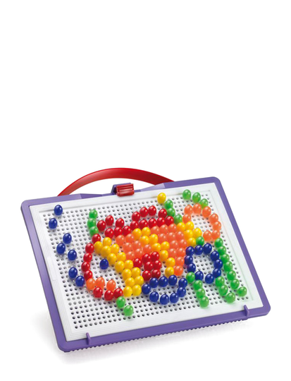 Pegart Väska, Tavla, 160St Peg Toys Baby Toys Educational Toys Activity Toys Monivärinen/Kuvioitu Quercetti