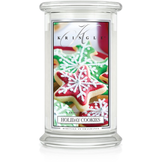 Kringle Candle Holiday Cookies Christmas Scent 2 Wick Large Jar 1